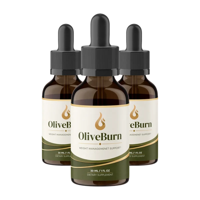 OliveBurn liquid dropper bottles